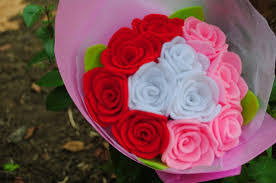 Kain flanel untuk pembungkus buket. Bagaimana Cara Membuat Buket Bunga Dari Kain Flanel Ilmu Seni Kriya Dictio Community