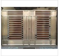 See more ideas about gate design, modern gate, door gate design. Hinged Modern Stainless Steel Main Gate Size 8x6 Feet Rs 700 Kg Id 22908370148