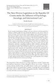 Laws of malaysia reprint act 164 law reform (marriage and divorce) act 1976 incorporating all amendments up to 1 january 2006 published by the commissioner of law revision, malaysia under the authority. Pdf The New Divorce Legislation In The Republic Of Croatia Under The Influence Of Psychology Sociology And International Law