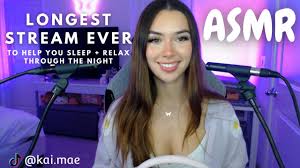 ASMR ♡ Longest Stream Ever to Help You Sleep + Relax Through the Night  (Twitch VOD) 