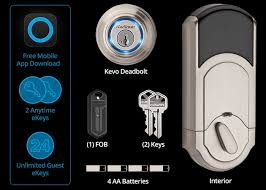Kevo Smart Lock A Bluetooth Electronic Deadbolt From Kwikset Smart Door Locks Smart Lock Electronic Deadbolt