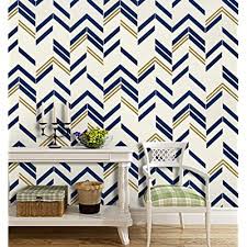 Find and download chevron wallpaper on hipwallpaper. Buy 197 X17 7 Blue Chevron Stripe Blue Peel And Stick Wallpaper Blue Self Adhesive Wallpaper Removable Wallpaper Modern Design Wall Covering Shelf Liner Drawer Liner Vinyl Film Roll Online In India B07v9lbw4c