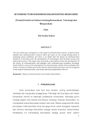 Makna dapat berarti lebih daripada apa yang dijelaskan oleh pelaku. Https Ejournal Uksw Edu Cakrawala Article Download 52 47