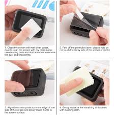 Give the screen protector a final rinse. M G R J Tempered Glass Screen Protector For Panasonic Lumix G7 G7 Mark Ii Dmc Lx10 Lx10 Ii Dmc Gx8 Gx85 Dmc Lx10 Lx9 G9 G85 Mirrorless Camera Amazon In Electronics