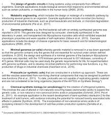Check spelling or type a new query. Frontiers Regulation Of Synthetic Biology Developments Under The Convention On Biological Diversity And Its Protocols Bioengineering And Biotechnology
