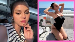 STEAL HER STYLE: Selena Gomez's Black Cutout Swimsuit