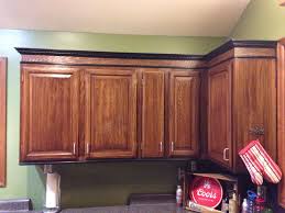 Kitchen cabinets cabinets kitchen painting staining. Just Stained The Honey Oak Cabinets Darker And Added Trim To The Top And Bottom Thanks To My Awesome Hub Honey Oak Cabinets Oak Cabinets Painting Oak Cabinets