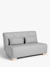 Complete with a stylish flare arm to finish the contemporary look. John Lewis Partners Block Large Sofa Bed Light Leg Saga Grey At John Lewis Partners