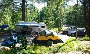 Whether you're in a cabin suite, rv, or tent, our large, level, private, secluded sites offer a true camping experience! Lake George Area Camping Resort With Heating Swimming Pool Picnic Tables Large Pavilion And Private And Secluded Sites