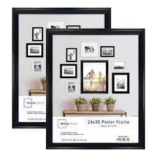 Maybe you would like to learn more about one of these? Mainstays 24x30 Beveled Poster And Picture Frame Black Set Of 2 Walmart Com Walmart Com