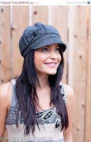 Mamie Hat Black And White Tweed Wool Size Large Etsy Hat Fashion Pretty Hats Hats