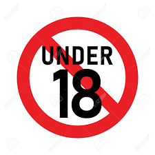 18 Plus Sign. Eighteen. For Adults Only. Age Restrictions, Censorship,  Parental Control. Icon For Content, Movies, Alcohol, Night Clubs And Bars.  Royalty Free SVG, Cliparts, Vectors, and Stock Illustration. Image  176715293.