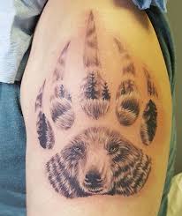 Bear Tattoo For Family Strength Perseverance Guide For 2021 Tattoo Stylist