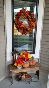 Front Porch Autumn Decor Courtesy Of Hobby Lobby Joann Fabrics Bethlehem Lights And Luminara Fall Decor Decor Outdoor Decor