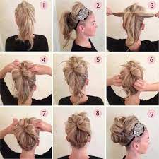 Putting up your long hair in something other than a ponytail or messy bun isn't as complicated as you think. 60 Medium Hair Updos That Are As Easy As 1 2 3 Hair Motive