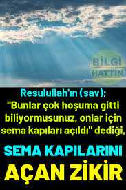 Bu zikir allah dostlarının, veli kullarının zikridir. Sema Kapilarini Acan Zikir Dua Islam Allah
