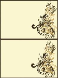 Change up the copy and font. Blank Black And White Design Card