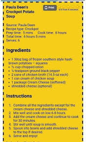 Paula Deen S Potato Soup Potato Soup Crock Pot Paula Deen Potato Soup Slow Cooker Potato Soup
