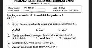 Uas agama semester 2, soal uts pai kelas 3 semester 2,lt;/blockquote> soal uts agama islam kelas 3 semester 2 genap 2019 sumber 18 mei 2019 soal uas ukk pai kelas 2 sd semester 2 dan kunci jawaban orang islam yang tidak mau mengerjakan solat akan a berdosa. Soal Penilaian Mapel Pai Dan Bp Kelas 2 Semester 1 Sekolahdasar Net