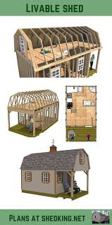 You can use much better materials Plans For Building Shed Homes Shed To Tiny House Shed House Plans Shed Homes