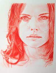 She uses a lot of blue and red ink together with splashes of black and yellow, which i feel gives her work a subtle comic book feeling when combined with the exciting subject matters she chooses. Ballpoint Pen Drawing Of Jaimie Alexander By Chaseroflight On Deviantart Ballpoint Pen Drawing Pen Drawing Ballpoint Pen Art