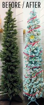 How To Spray Paint A Pre Lit Christmas Tree The Easy Way Pre Lit Christmas Tree Christmas Tree Painting Painted Christmas Ornaments