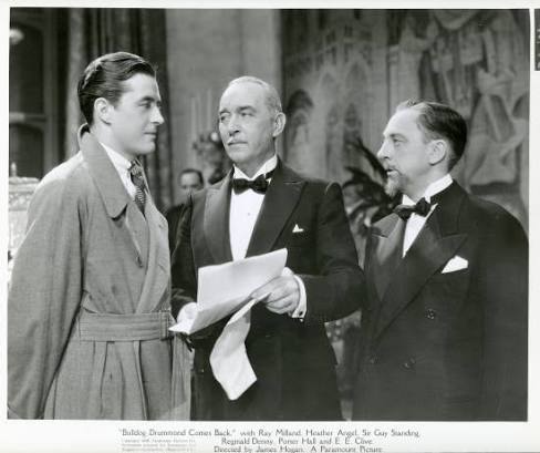 Davy Crockett's Almanack of Mystery, Adventure and The Wild West:  Overlooked Films: Bulldog Drummond Escapes (1937)