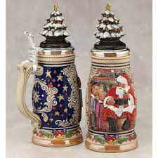Check spelling or type a new query. German Beer Stein With Christmas Tree Beer Steins