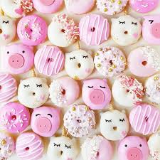 Pig Unicorn Doughnuts Delicious Donuts Cute Donuts Unicorn Donuts