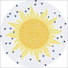 Erhältlich sind diese vorgefertigten mosaiktafeln als glasmosaik, keramikmosaik oder natursteinmosaik. Mosaik Vorlage Sonne D 60cm Incl Kohlepapier V1311 Ebay
