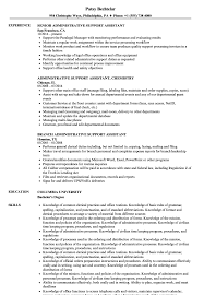 It's important that you redesign your resume so it complies with the core elements required by the. Administrative Support Assistant Resume Samples Velvet Jobs