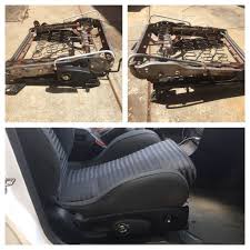 Mazda Mx3 30x Seat Base And Rails With Bolster Supports From The Bg Sports Seat Gtx R Or Astina Sp And Recovered With The Sports Mazda Mx3 Sport Seats Mazda