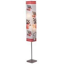 Stehlampe Papier Rot