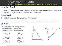 Whenever you utilize the digital template, you can also make congruent triangles worksheet answers on microsoft excel. Congruence Conjectures Ppt Download