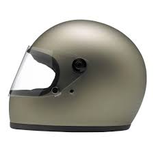 biltwell gringo s dot helmet flat titanium