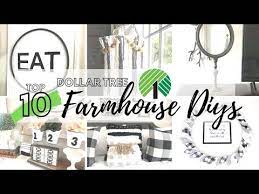 Top 10 Dollar Tree Diys Dollar Tree Farmhouse Home Decor Craft Ideas 2020 Youtube Dollar Tree Diy Crafts Dollar Tree Diy Dollar Store Decor