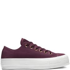 Converse Chuck Taylor All Star Clean Lift Low Top Dark Sangria White White Dark Sangria White White Converse Platform Converse Converse Shoes