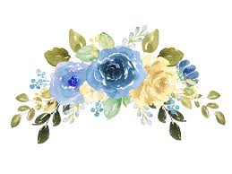 Hand Painted Blue Watercolor Flower Png Transparent Watercolor Flowers Free Watercolor Flowers Blue Watercolor Floral