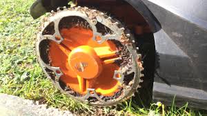 Worx Landroid Perfect Tracktion With Chainring From Bicycle Youtube