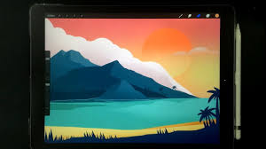 Procreate How To Draw Rainforest With Procreate Ipad绘画 Ipad Fotos Procreate Ipad Art Ipad Drawings Painting