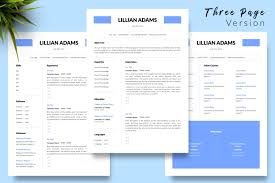 Download Simple Resume Template For Microsoft Word Apple Pages Lillian Adams Cv Design Template In Resume Templates On Yellow Images Creative Store PSD Mockup Templates
