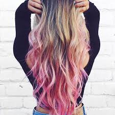 The Exact Internet Beauty Trend For You According To Myers Briggs Colored Hair Tips Blonde Hair With Pink Tips Pink Blonde Hair