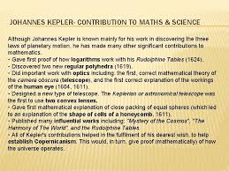 Johannes Kepler Scientist Mathematician Astrologer Astronomer Philosopher And