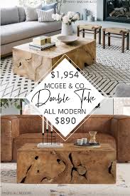 Outdoor coffee + side tables. Mcgee Co Tory Coffee Table Dupe Kendra Found It