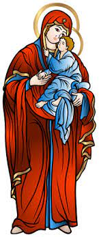 Blessed Virgin Mary With Baby Jesus Blessed Virgin Mary Virgin Mary Art Blessed Virgin