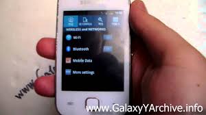 Galaxy S4 Settings For Samsung Galaxy Y Gt S5360 No Root Youtube