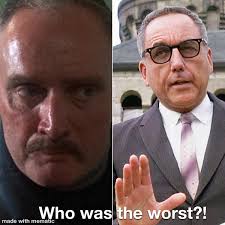 Bill Pertwee as that classic British tv character ' You love to hate '. ARP  Warden Hodges, from Dads Army. While it's true that Bill Pertwee's Warden  may have given people the