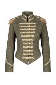 Women S V Cut Military Style Jacket By Pinky Laing Festivalia Com