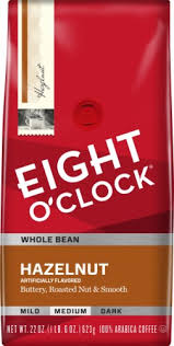 We hope that you find this information helpful, . Eight O Clock Hazelnut Medium Roast Whole Bean Coffee 22 Oz Kroger