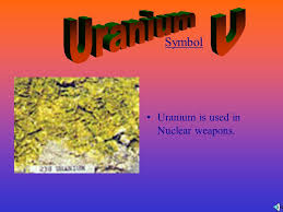 Enriching uranium is both technically difficult and expensive,as it requires separating isotopes that have very similar chemical and physical properties. Click Slides To Go On Symbol Uranium Is Used In Nuclear Weapons Ppt Download